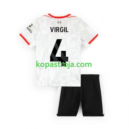 Billiga Fotbollströjor Liverpool VIRGIL 4 Barn Tredje tröja 2024/25 Kortärmad